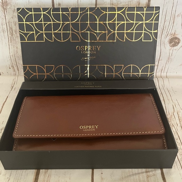 Osprey London Julia Saddle Brown Large Multi-compartment Wallet - Picture 1 of 10